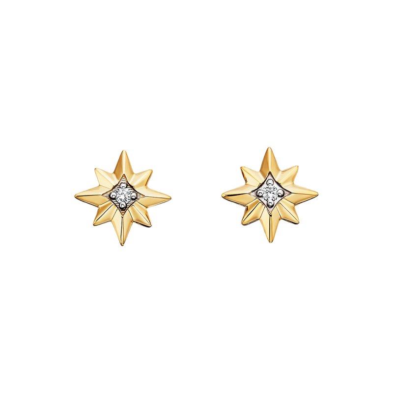 Featured image for “10k Diamond Star Earrings”