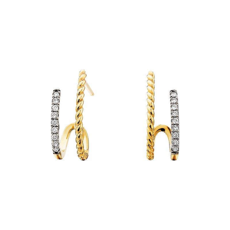 Featured image for “10K Diamond Rope Earrings”