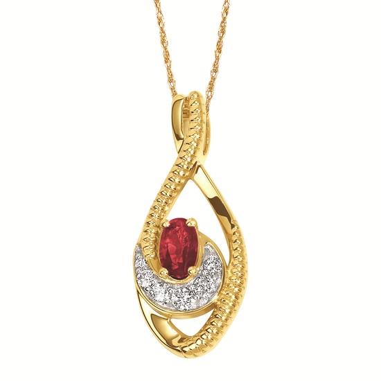 Featured image for “14K Ruby Pendant”