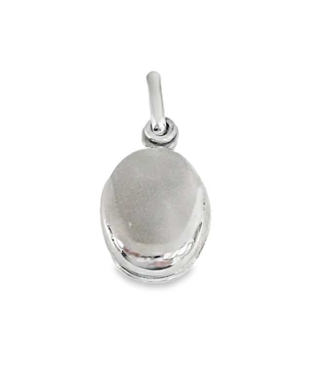 Featured image for “Sterling Silver Oval Locket Pendant”