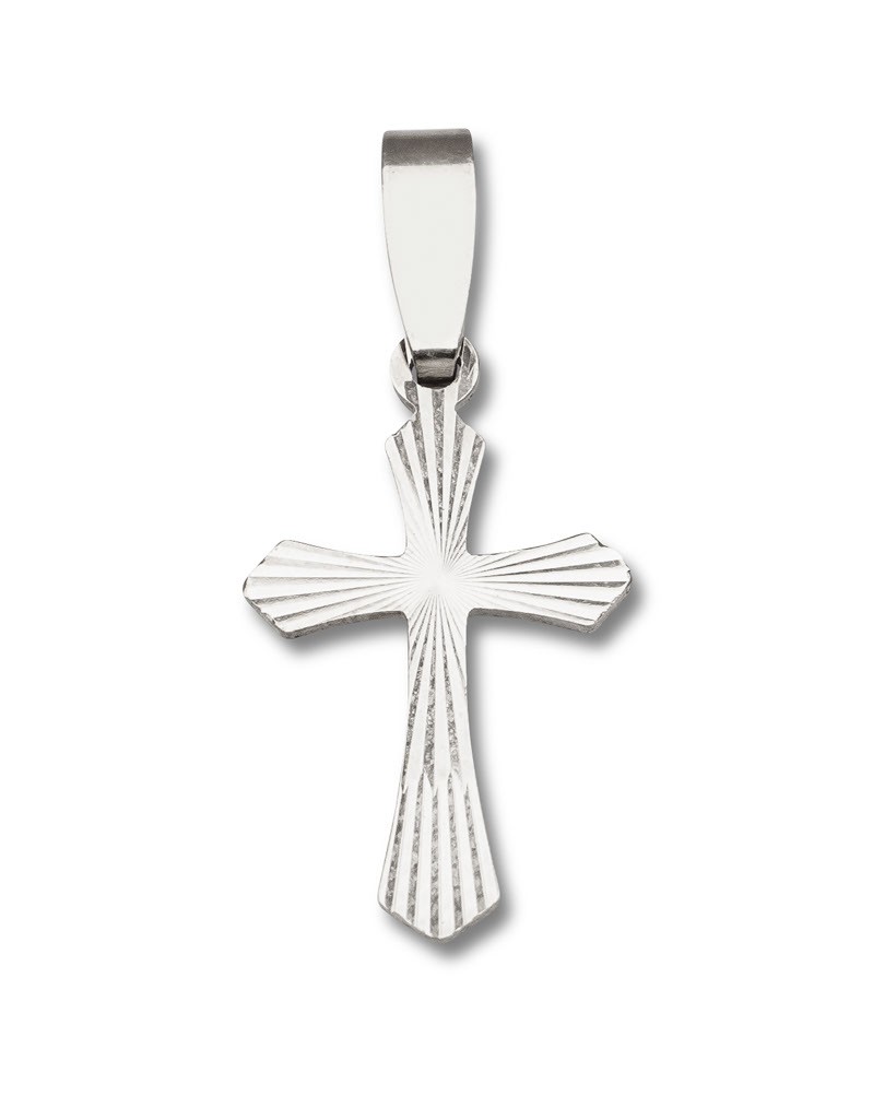 Featured image for “Sterling Silver Diamond-Cut Cross”