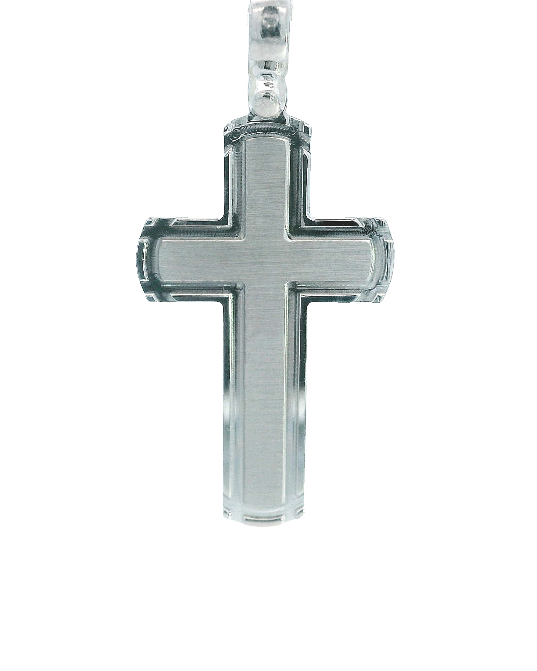 Featured image for “Sterling Silver Cross with Brushed Finish”