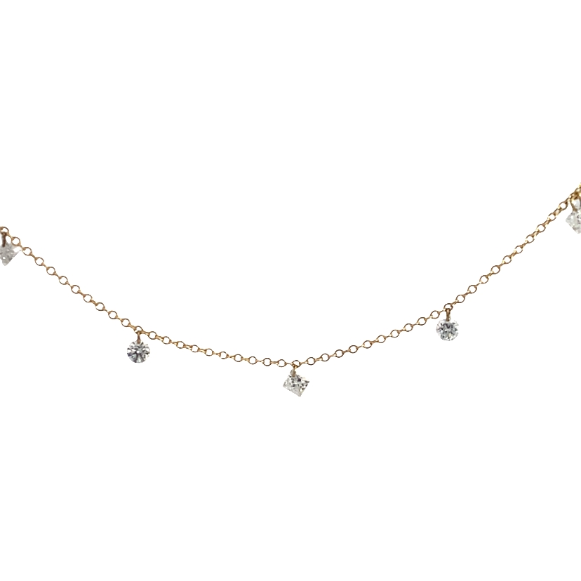 Featured image for “14k Lab Created Diamond Necklace”