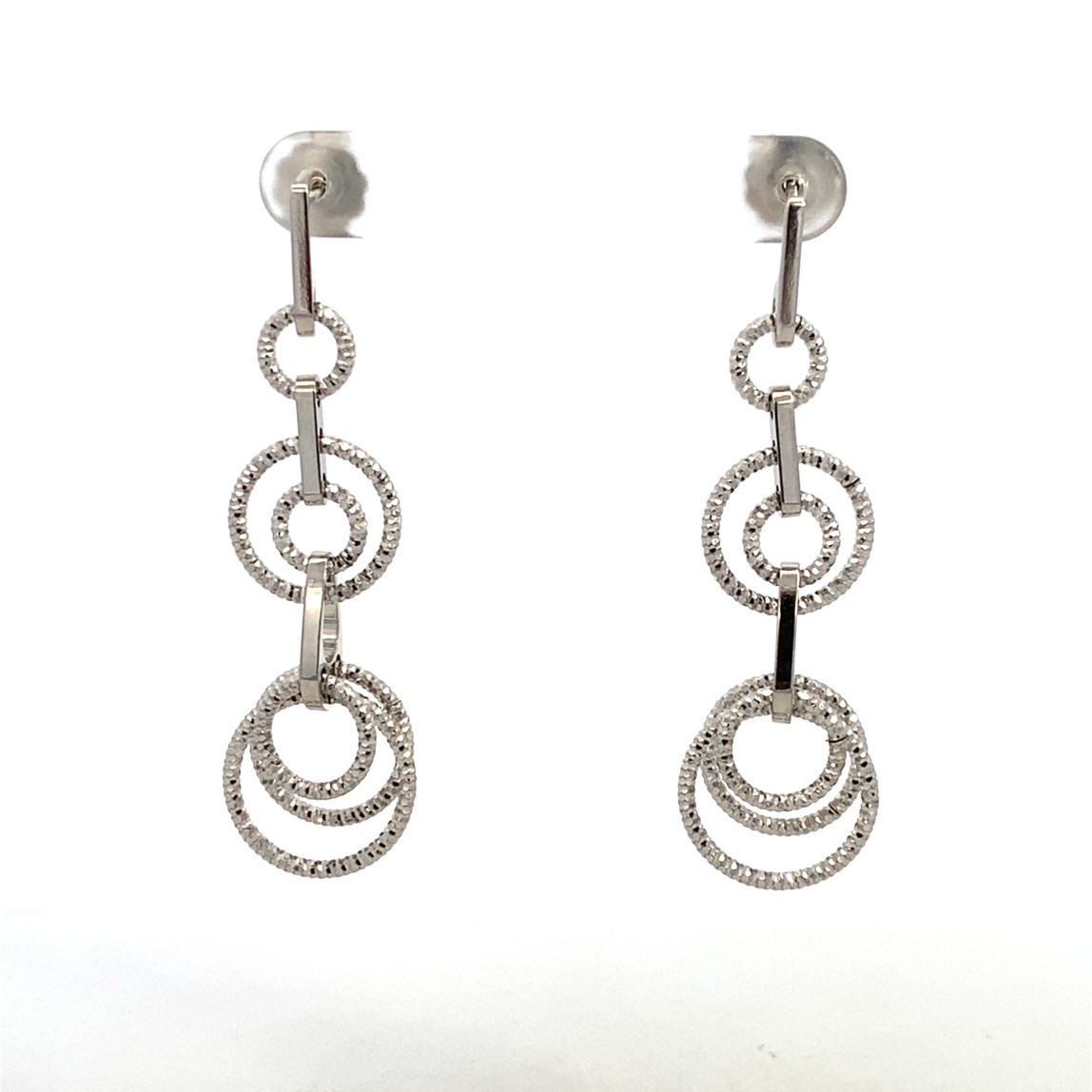 Featured image for “Sterling Silver Circle Earrings”