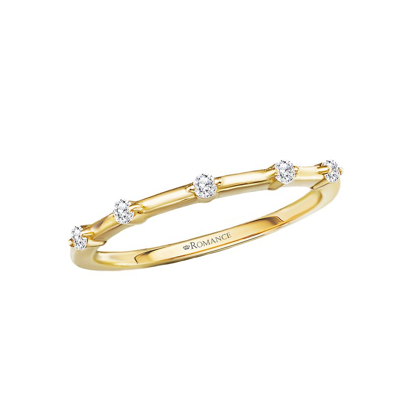 Featured image for “14k Yellow Five Diamond Band”