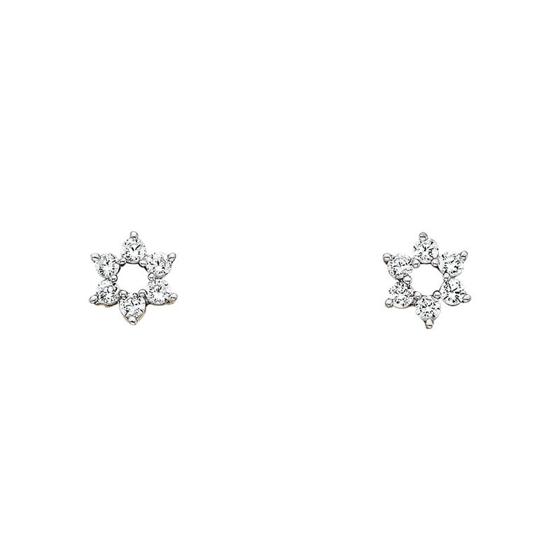 Featured image for “10k Diamond Cluster Earrings”