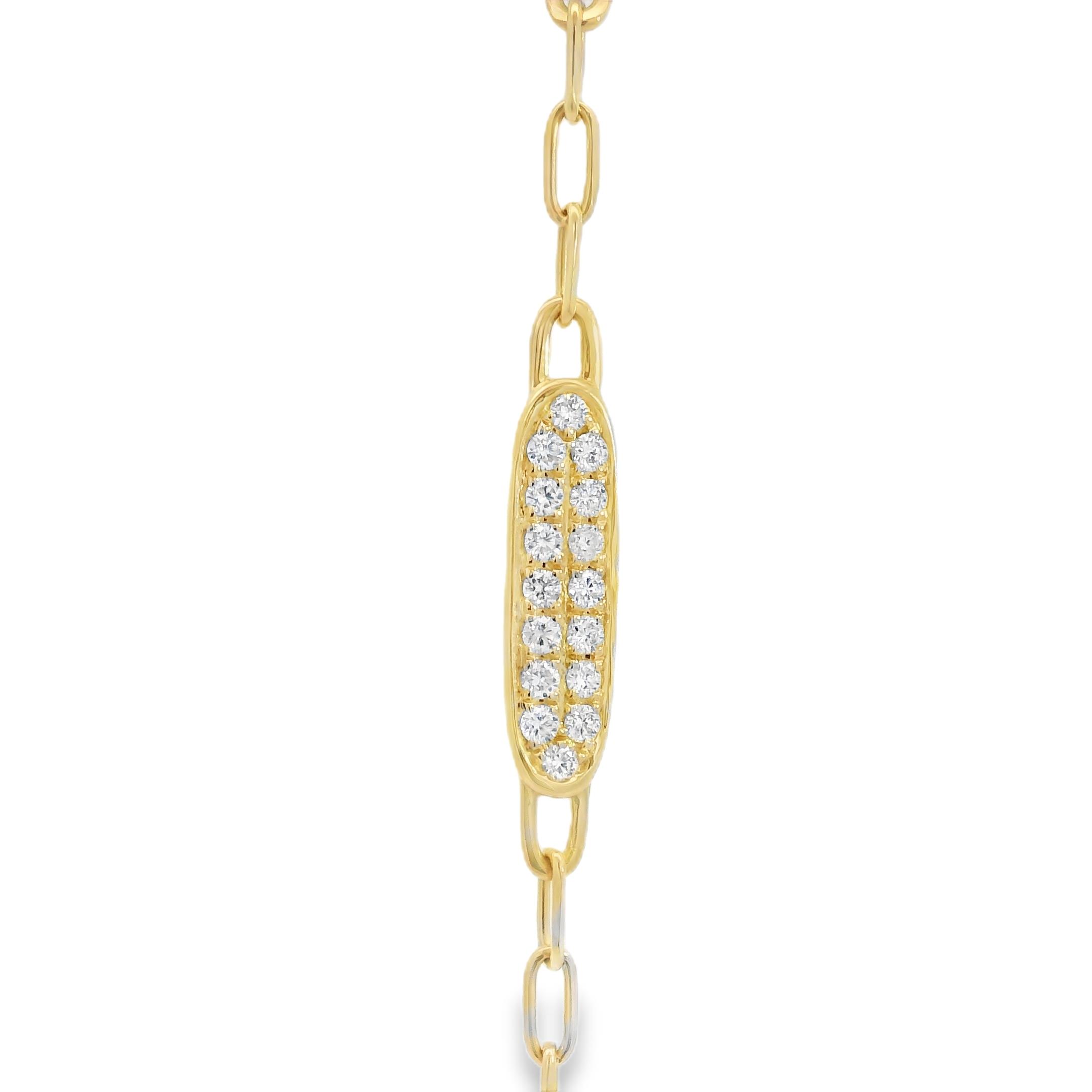 Featured image for “14k Yellow Gold and Diamond Bracelet”