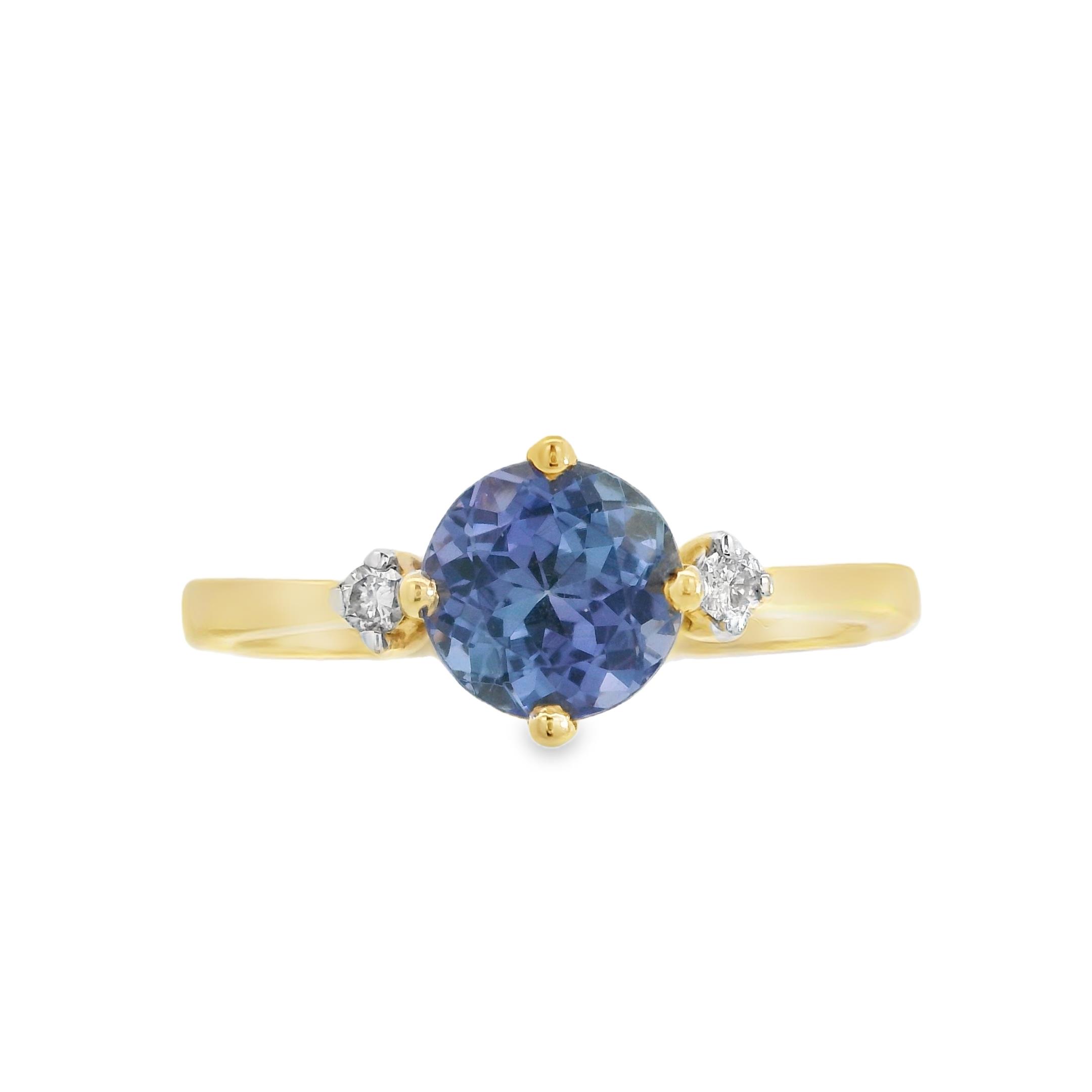 Featured image for “14k Yellow Gold Tanzanite Ring”