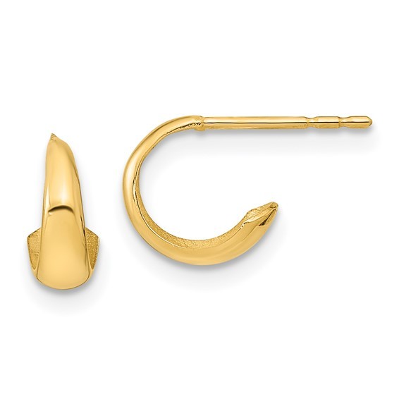 Featured image for “14k Yellow Gold J Hoop”