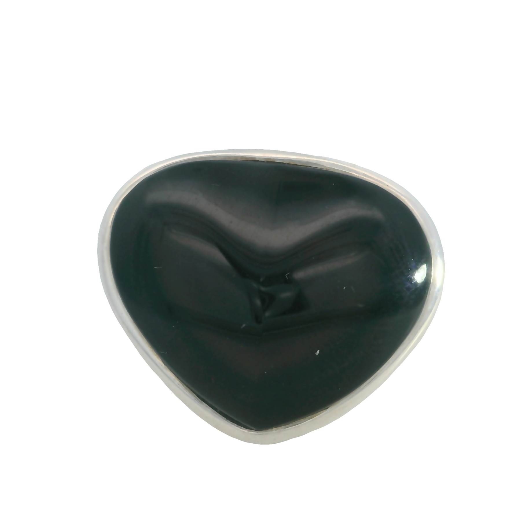 Featured image for “Sterling Silver Rainbow Obsidian Ring”