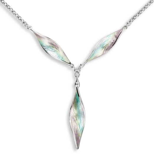 Featured image for “Sterling Silver Enamel Necklace”