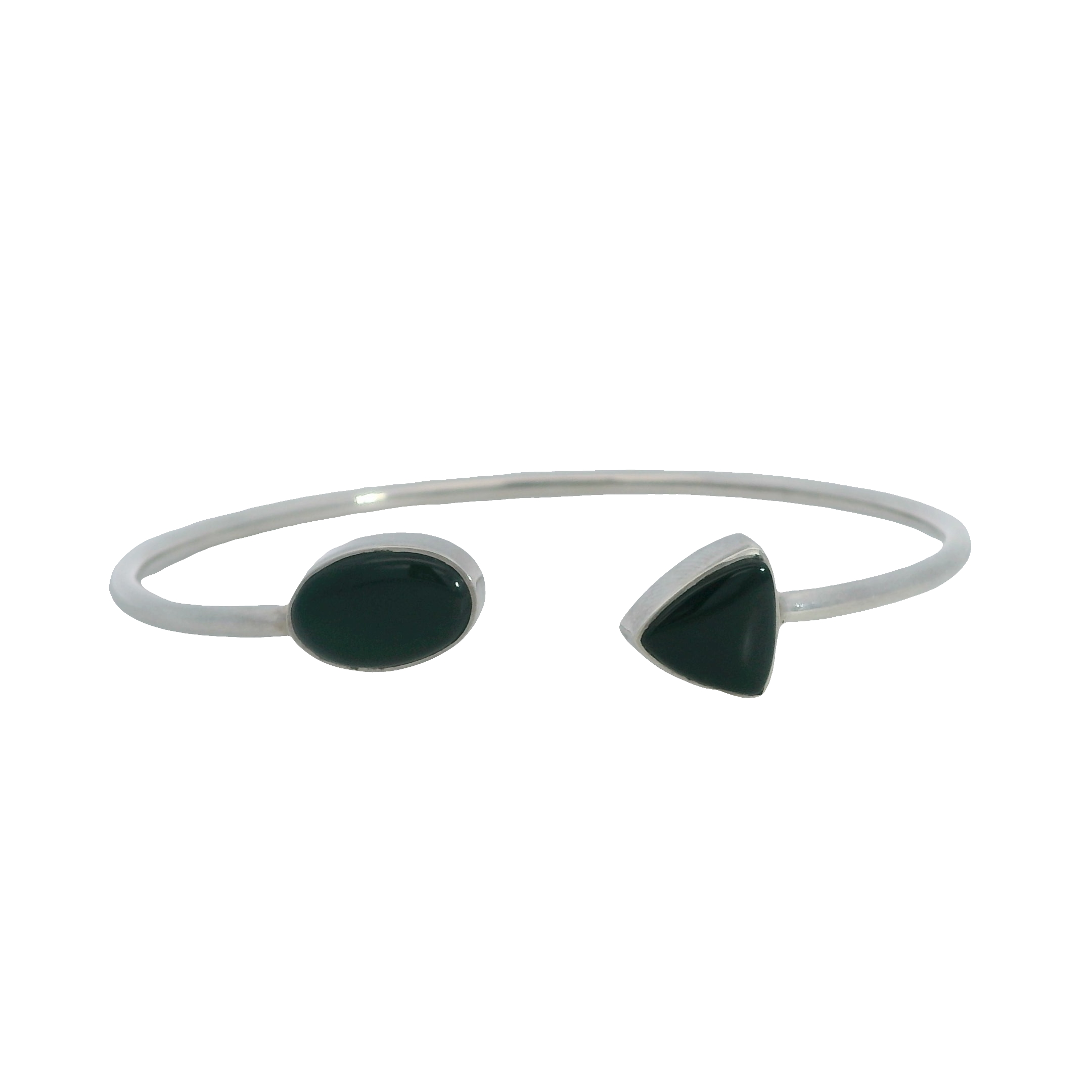 Featured image for “Sterling Silver Black Onyx Bracelet”