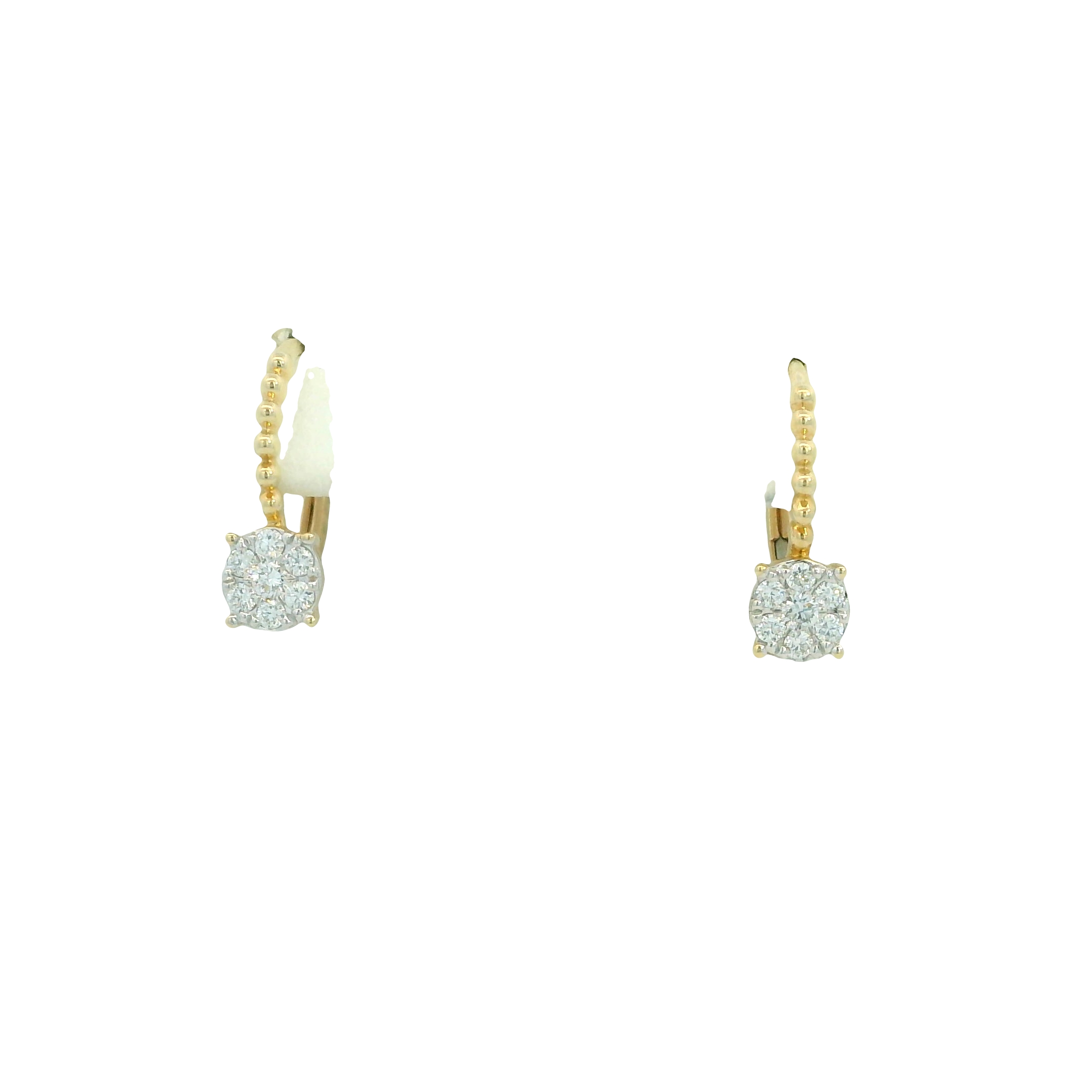 Featured image for “14k Diamond Cluster Earrings”