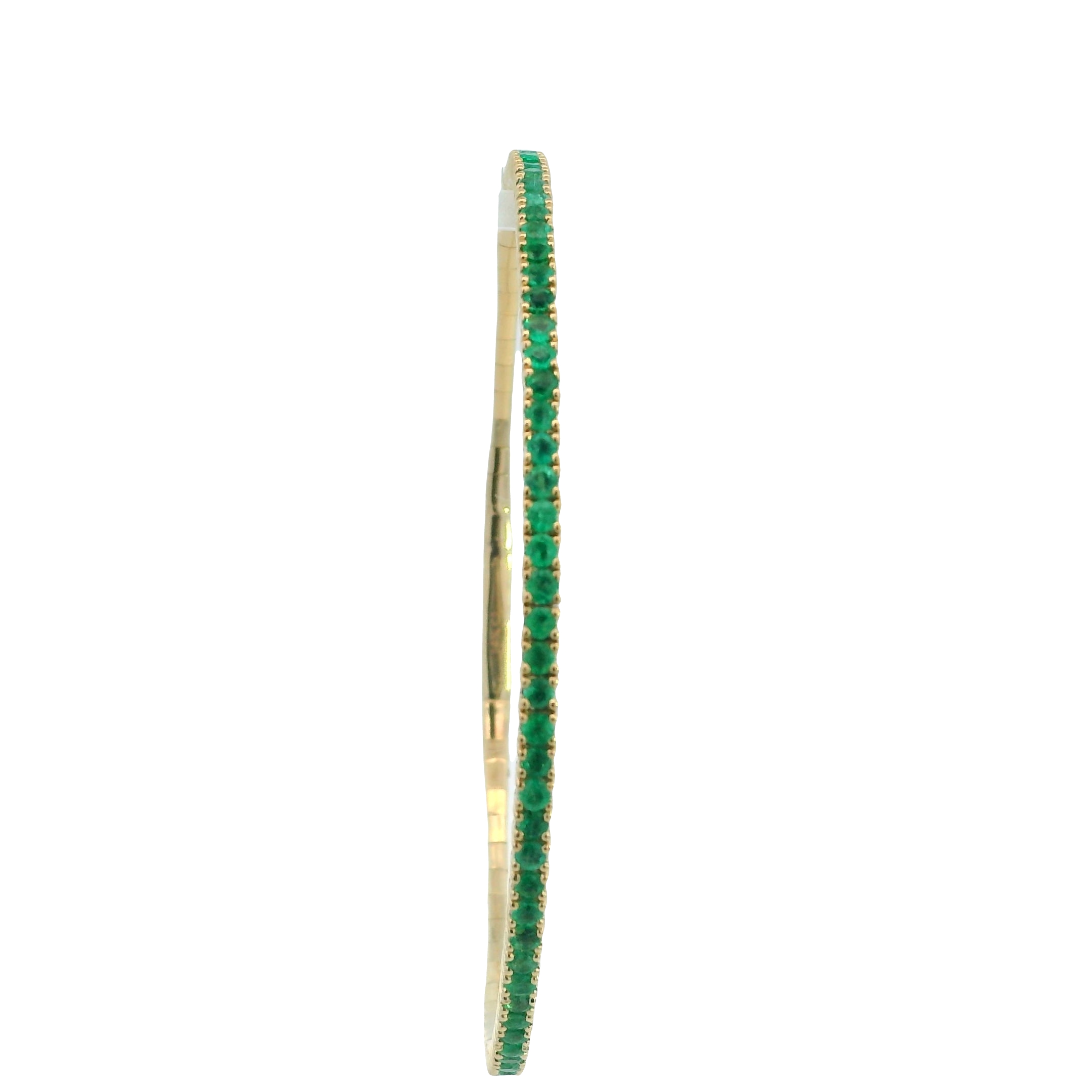 Featured image for “14k Emerald Flex Bangle”