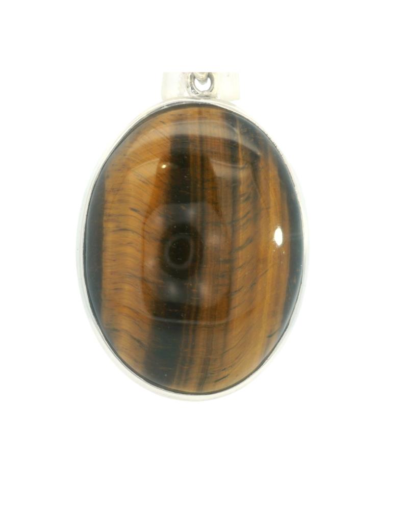 Featured image for “Sterling Silver Tiger Eye Pendant”