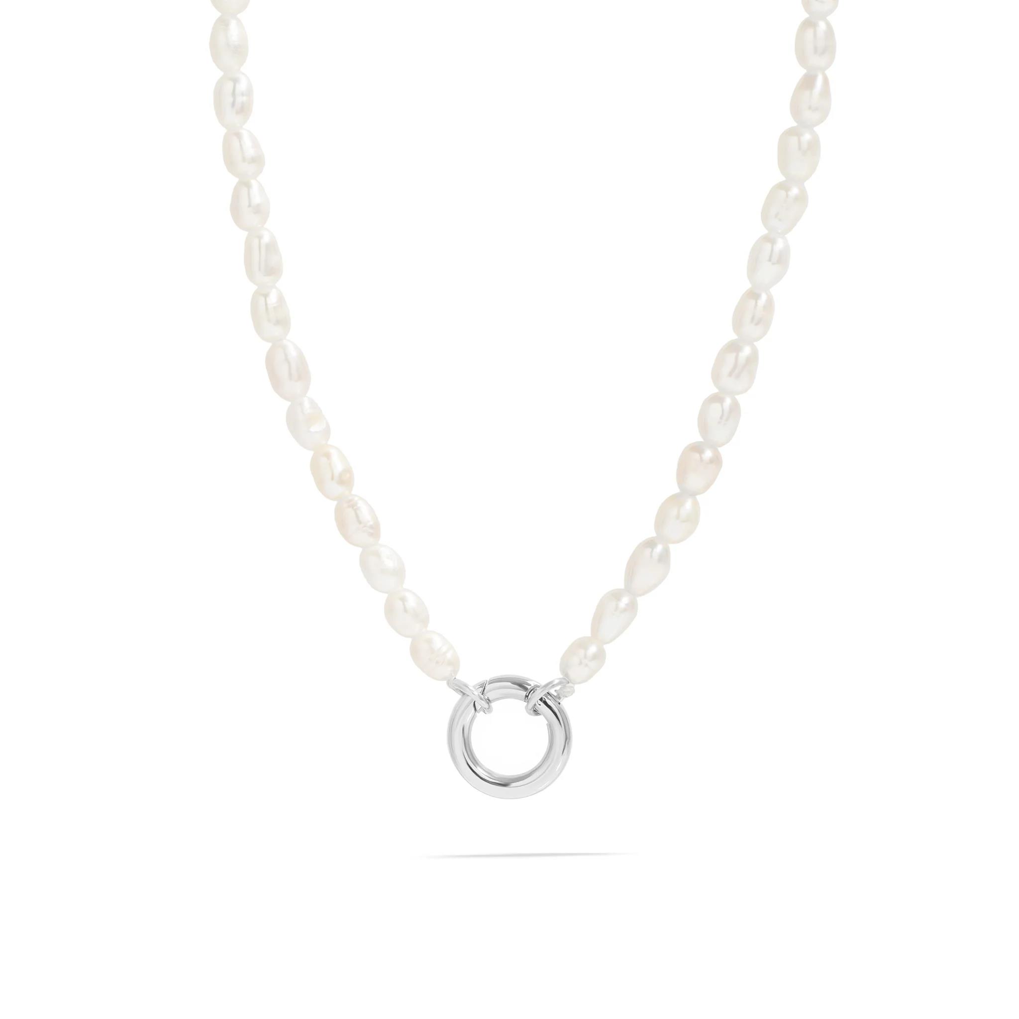 Featured image for “Sterling Silver Freshwater Pearl Charm Holder”