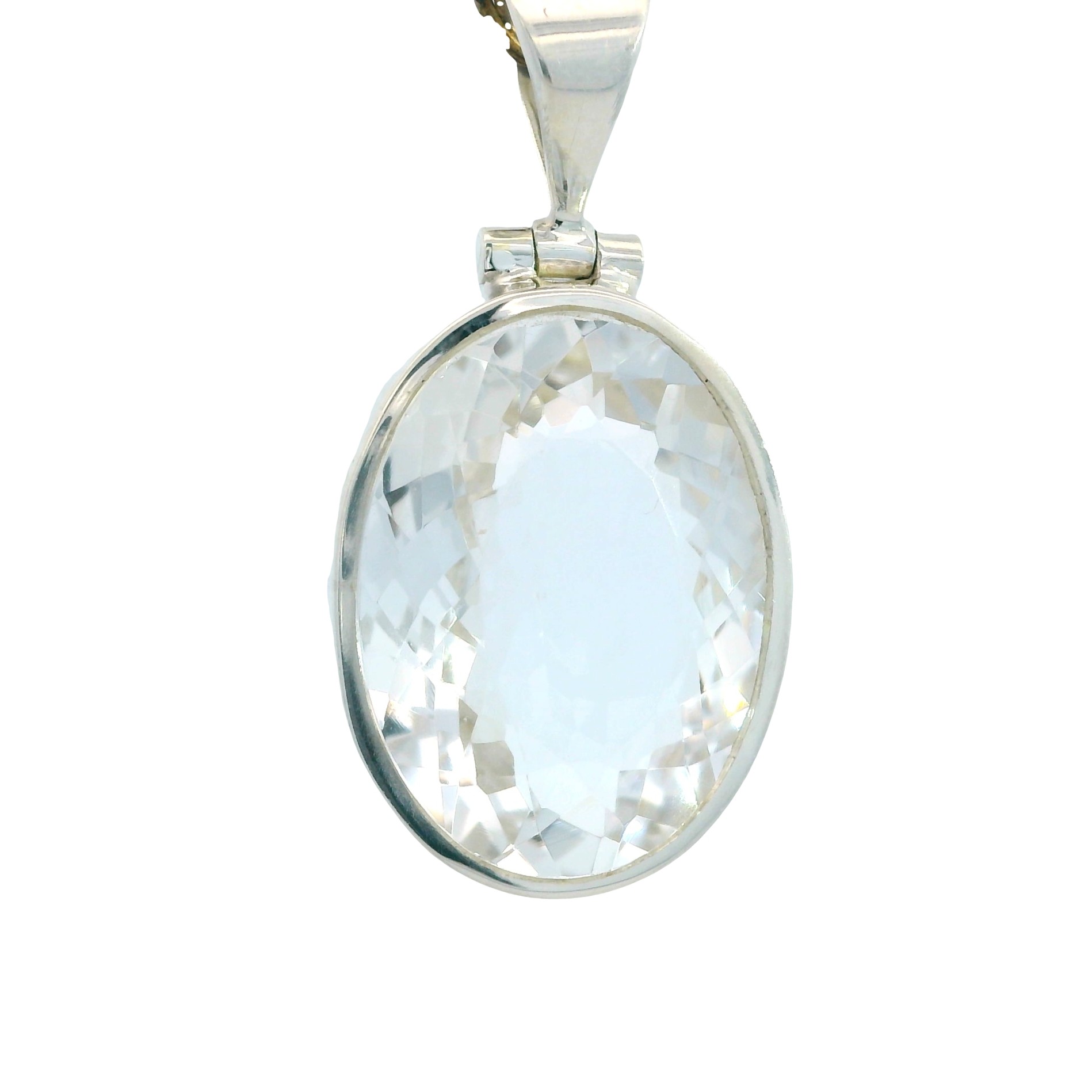 Featured image for “Sterling Silver Quartz Pendant”