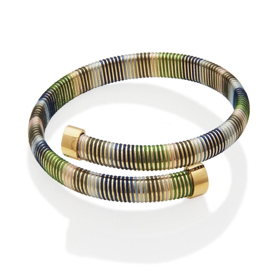 Stainless Steel Green Ombre Bracelet
