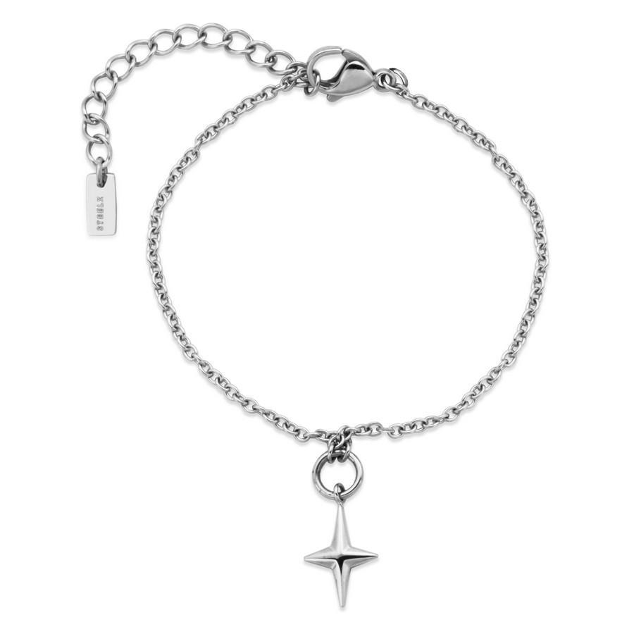 Featured image for “Stainless Steel Bracelet with Star Charm”
