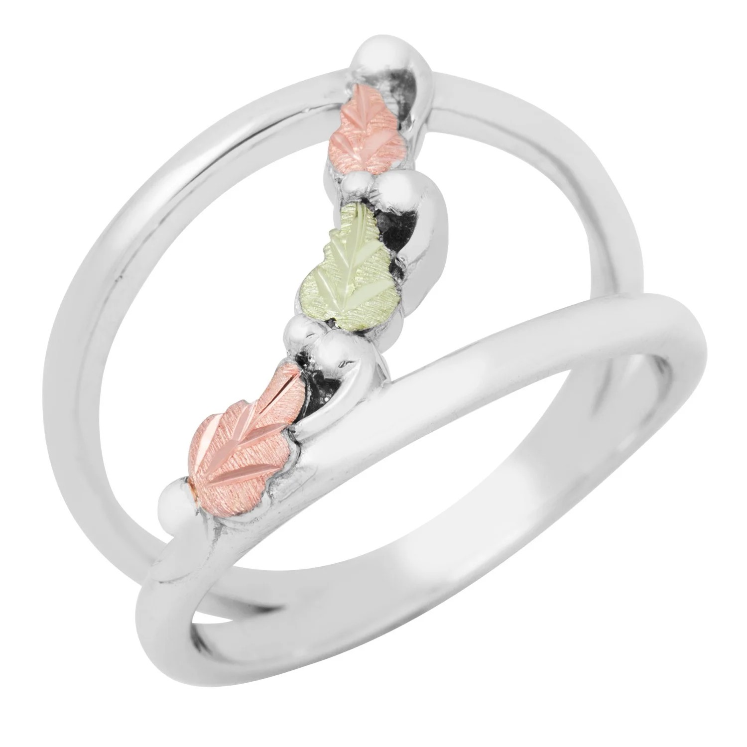 Featured image for “Sterling Silver Ring with Black Hills Accents”