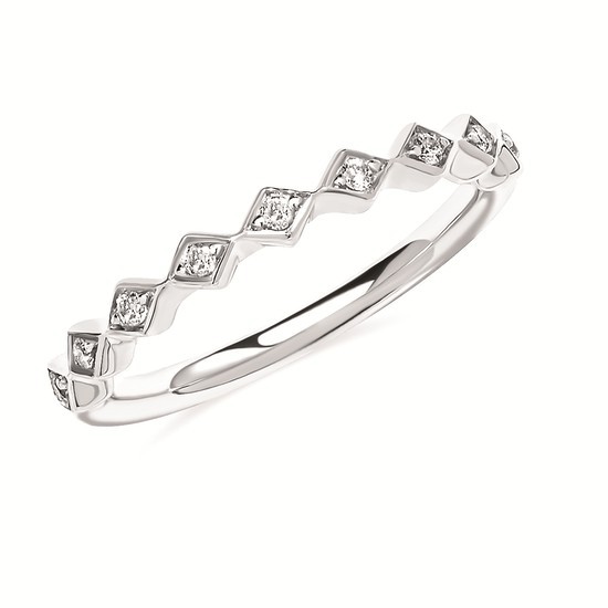 Featured image for “Sterling Silver Diamond Band”
