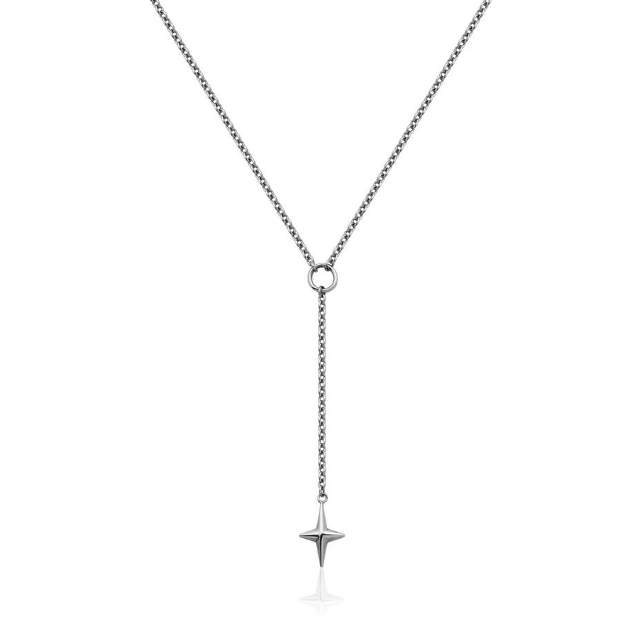 Featured image for “Stainless Steel Star Lariat Pendant”