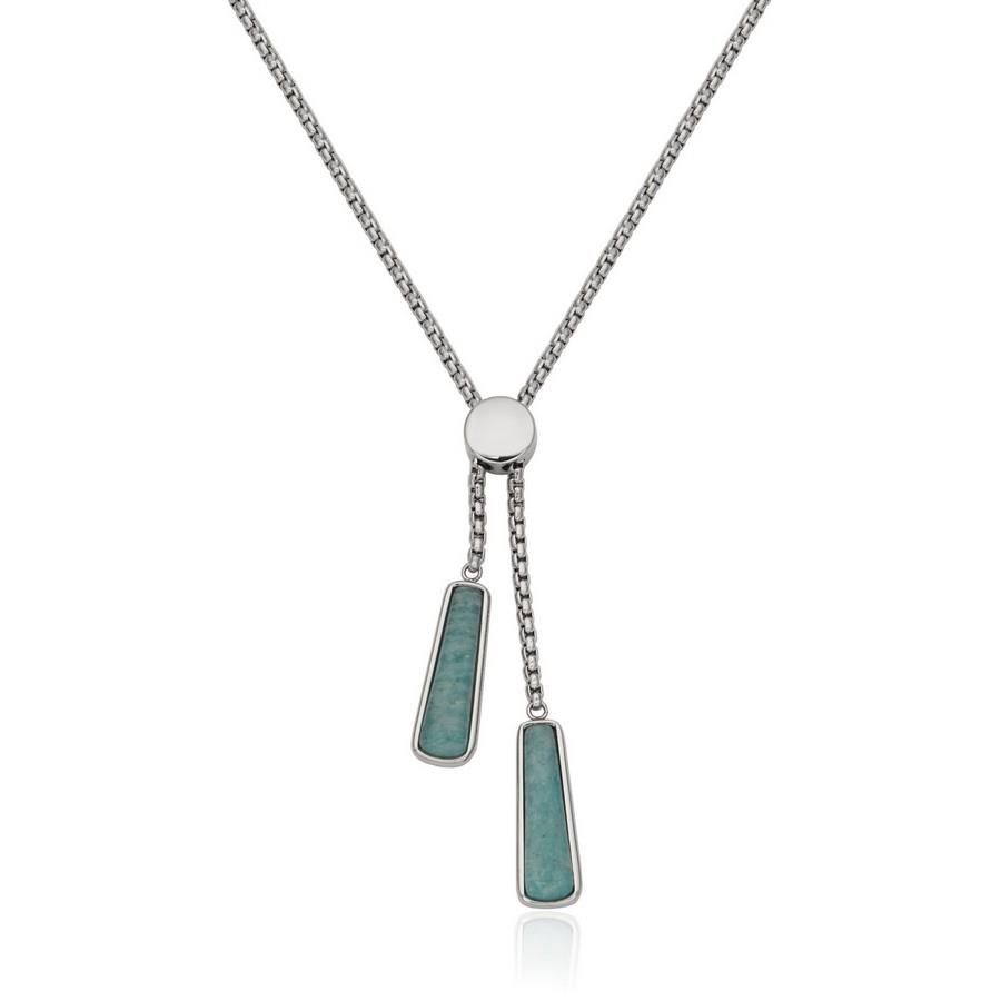 Featured image for “Stainless Steel Amazonite Bolo”
