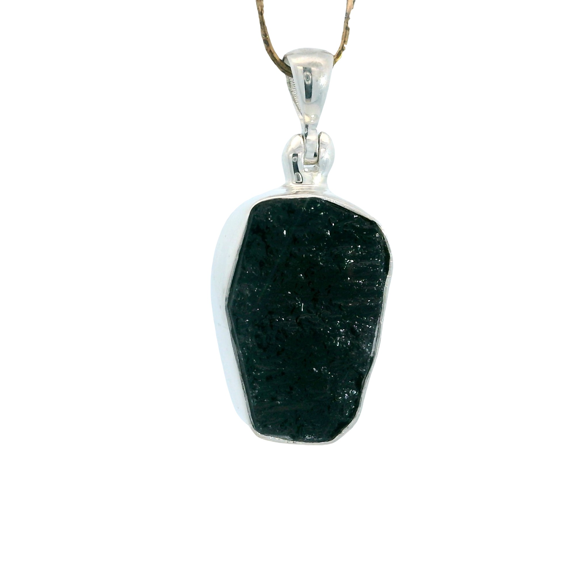 Sterling Silver Shungite pendant