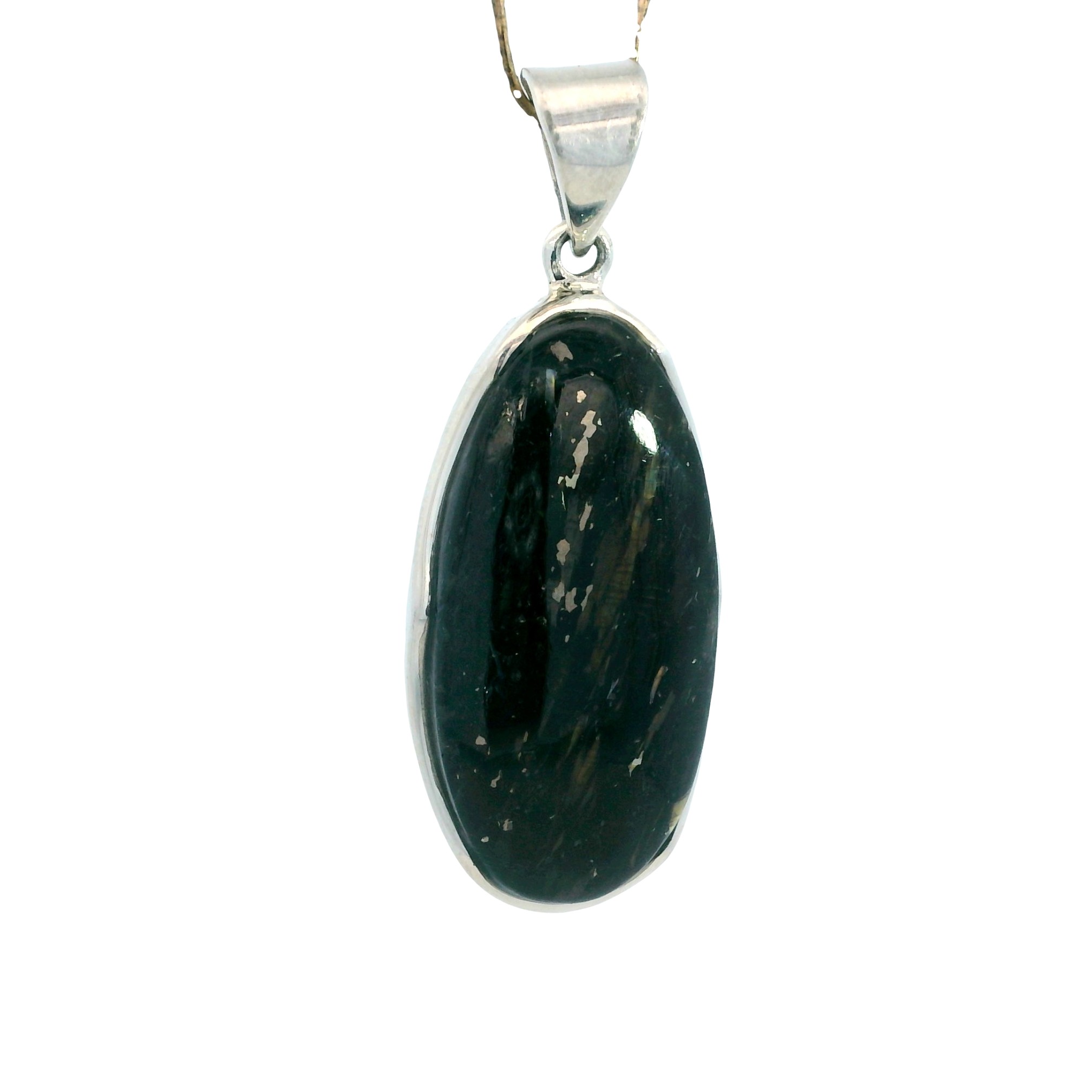 Sterling Silver Nuumite Pendant