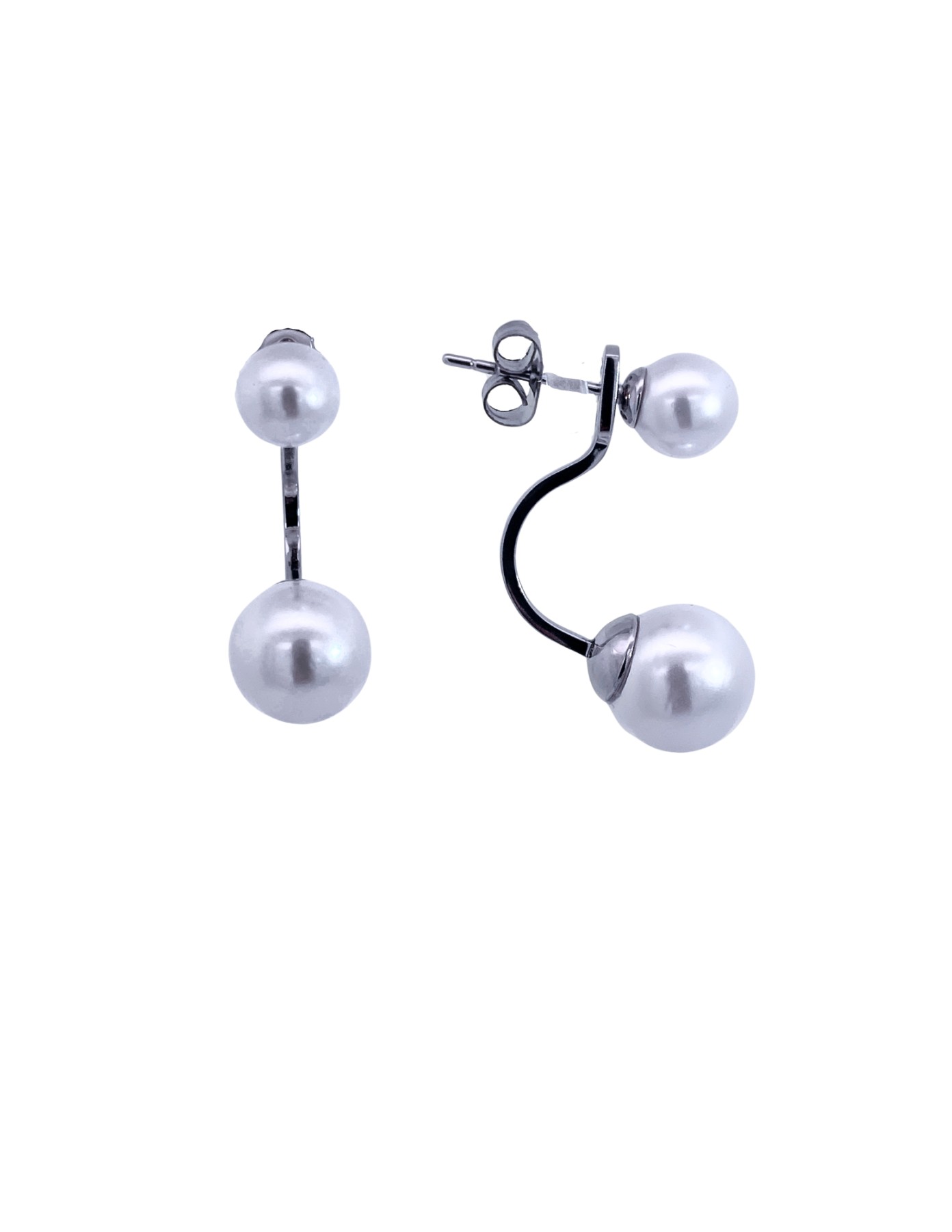Featured image for “Stainless Steel Shell Pearl Earrings”