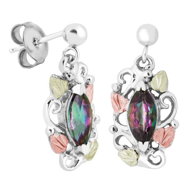 Featured image for “Sterling Silver Mystic Fire Topaz Earrings”