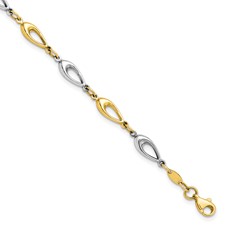 10k Teardrop Bracelet