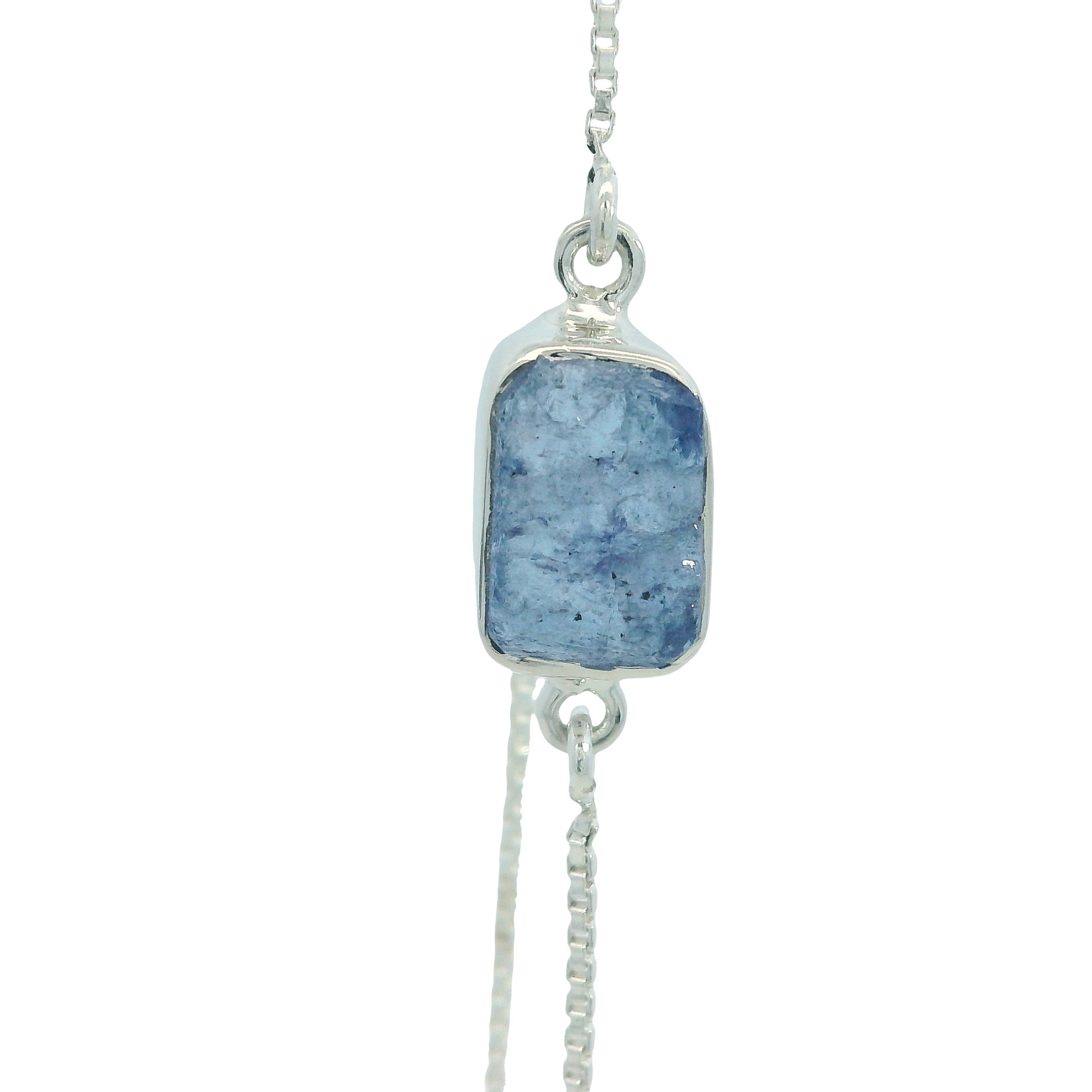 Featured image for “Sterling Silver Tanzanite Bolo Bracelet”