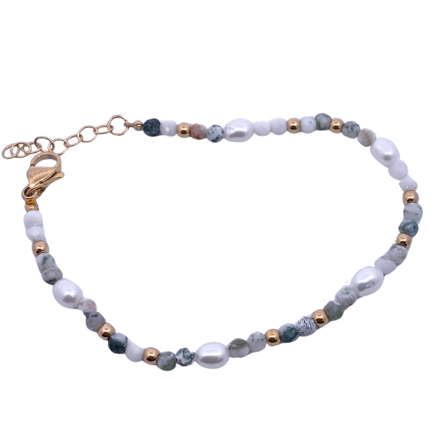Featured image for “Stainless Steel Freshwater Pearl and Bead Bracelet”