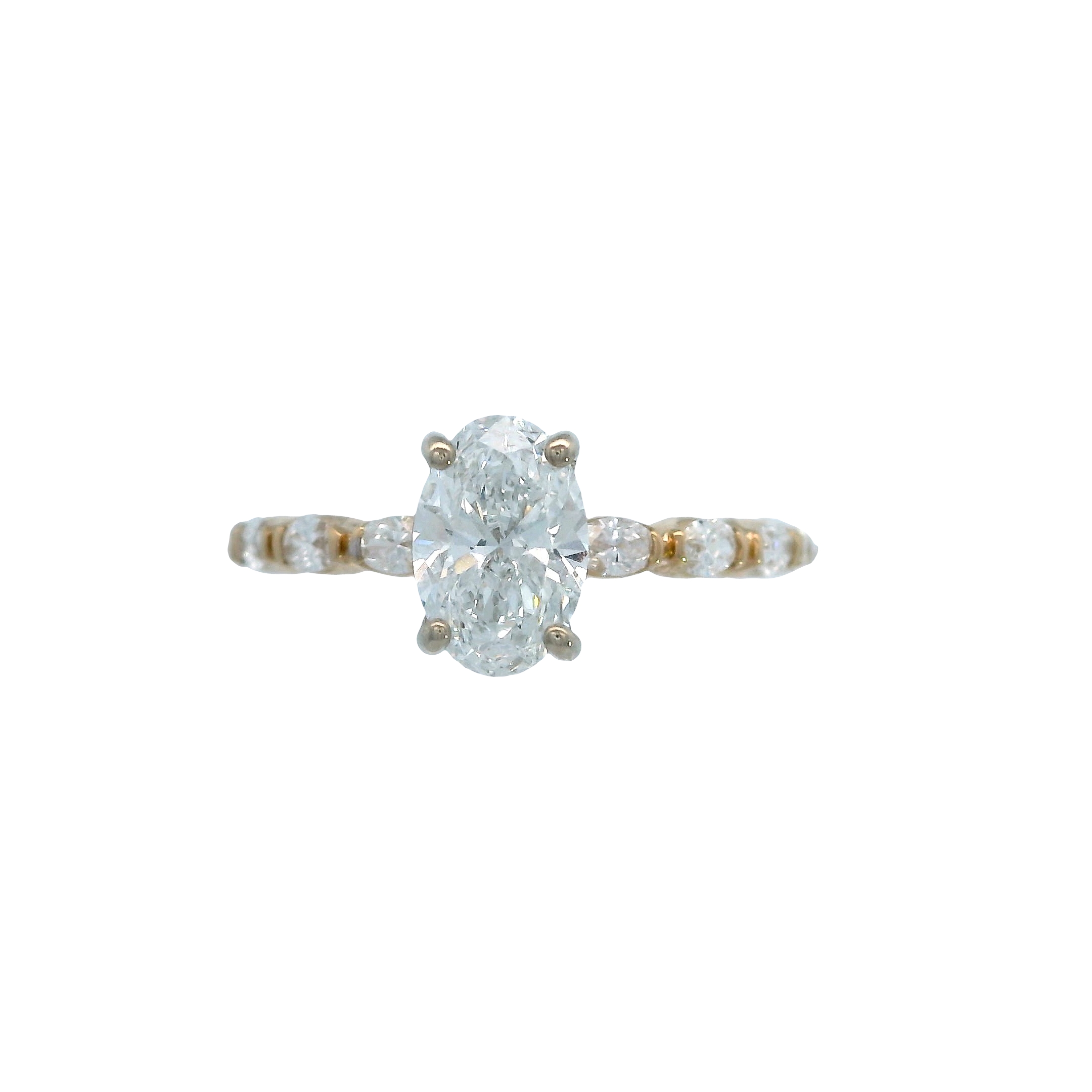 Featured image for “14k Lab Created Diamond Engagement Ring”