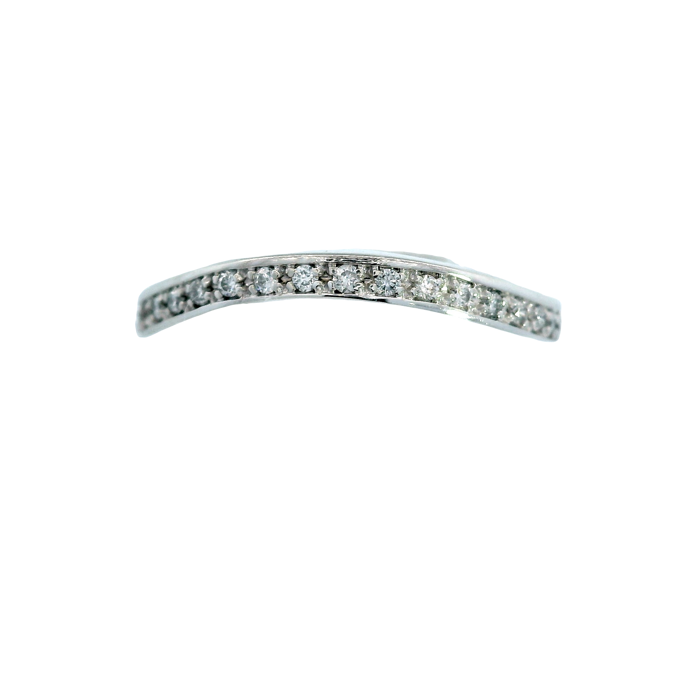 Featured image for “14k Curved Diamond Band”