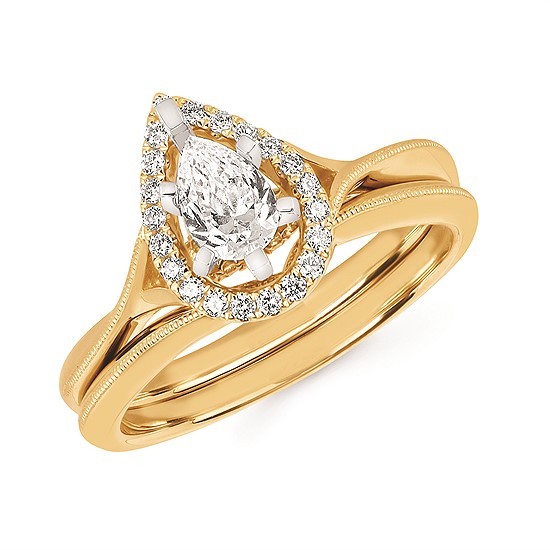 Featured image for “14k Semi-mount Wedding Set”