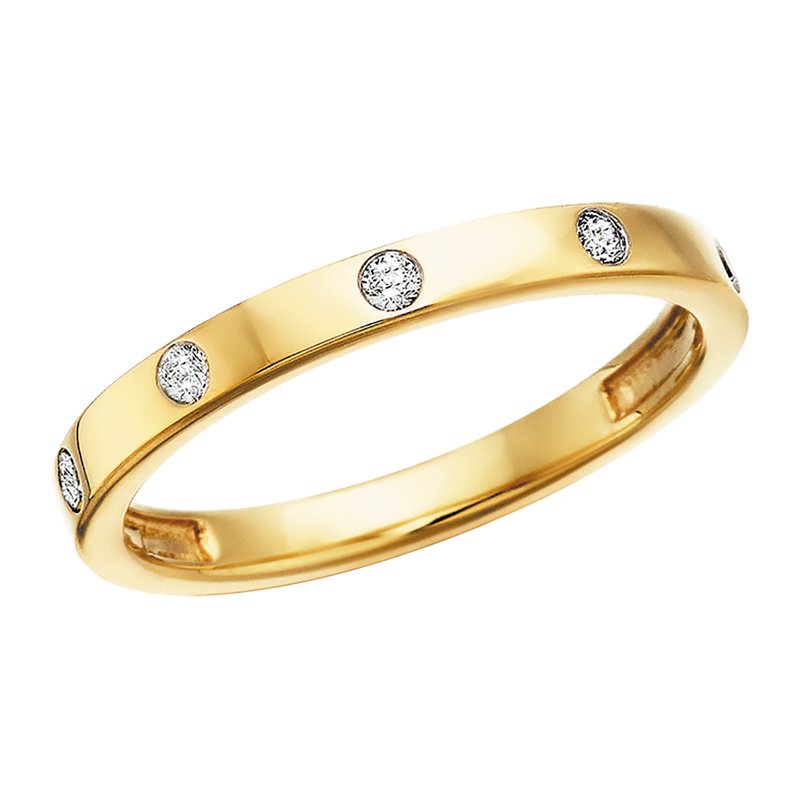 10k Stackable Diamond Ring