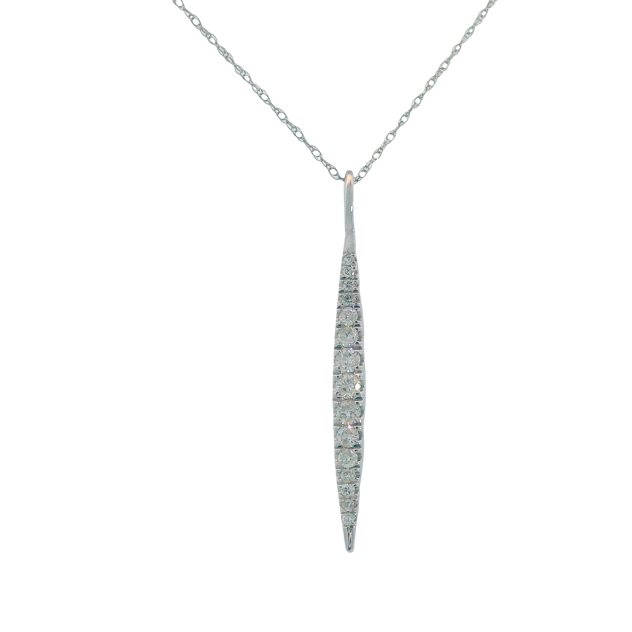 10k Vertical Diamond Bar Pend
