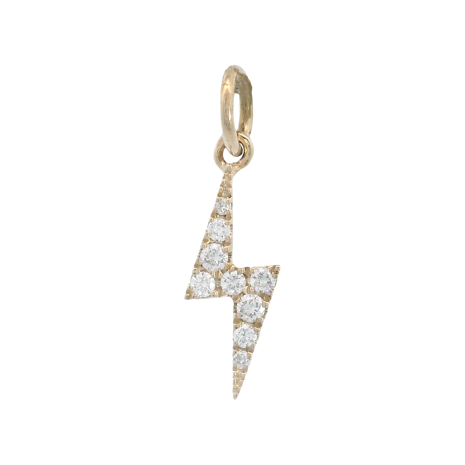 Featured image for “14k Diamond Lightning Bolt Pendant”