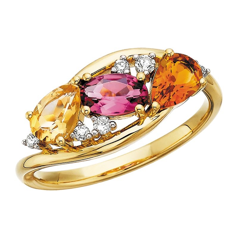 Featured image for “14k Yellow Gold Color Cluster Ring”