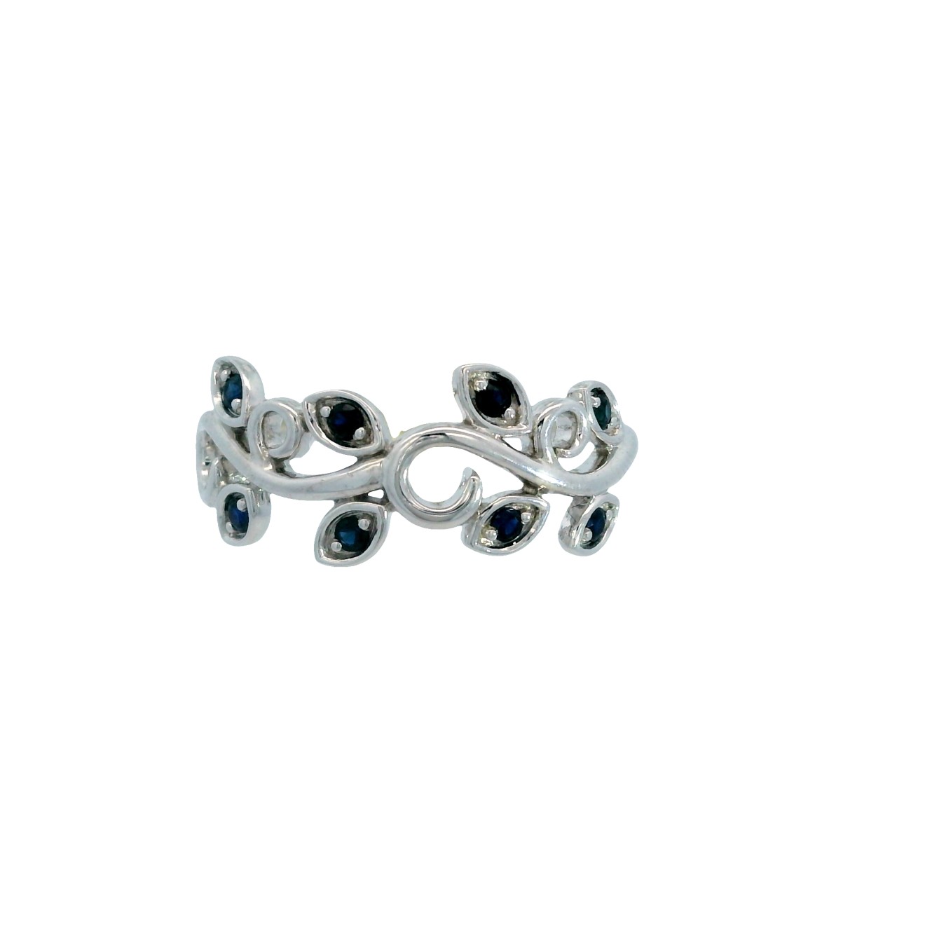 10k Sapphire Vine Ring
