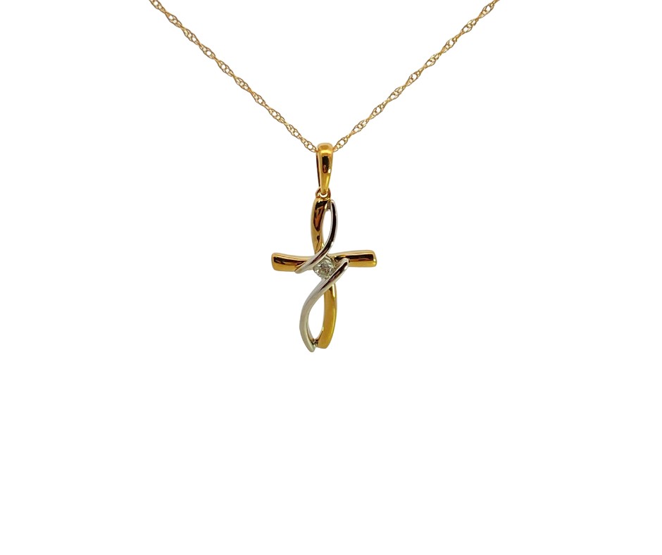 10k Looped Diamond Cross