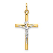 Featured image for “14k Two-Toned Crucifix”