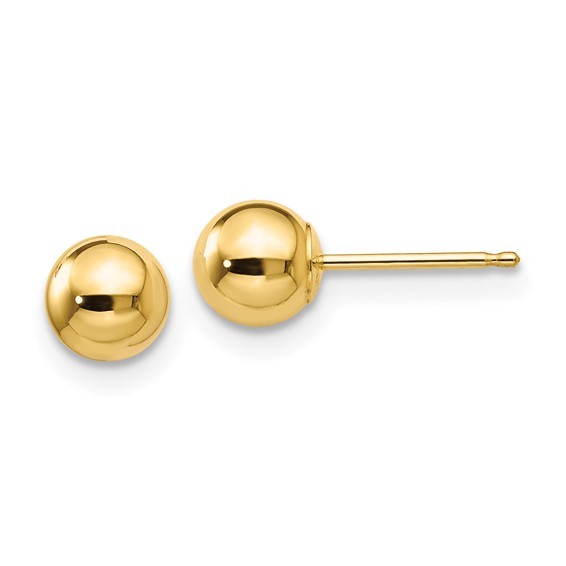 14k 5mm Ball Studs