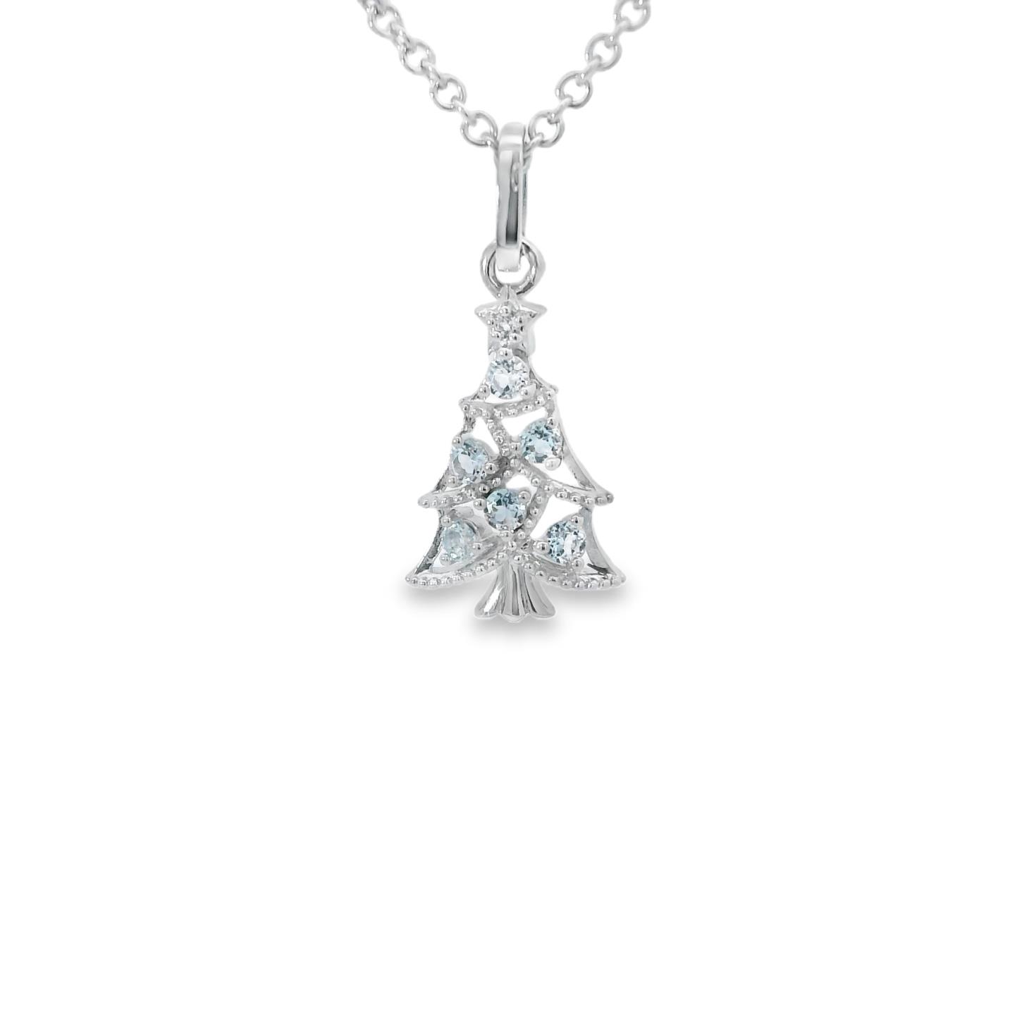Featured image for “Sterling Silver and Blue Topaz Christmas Tree”