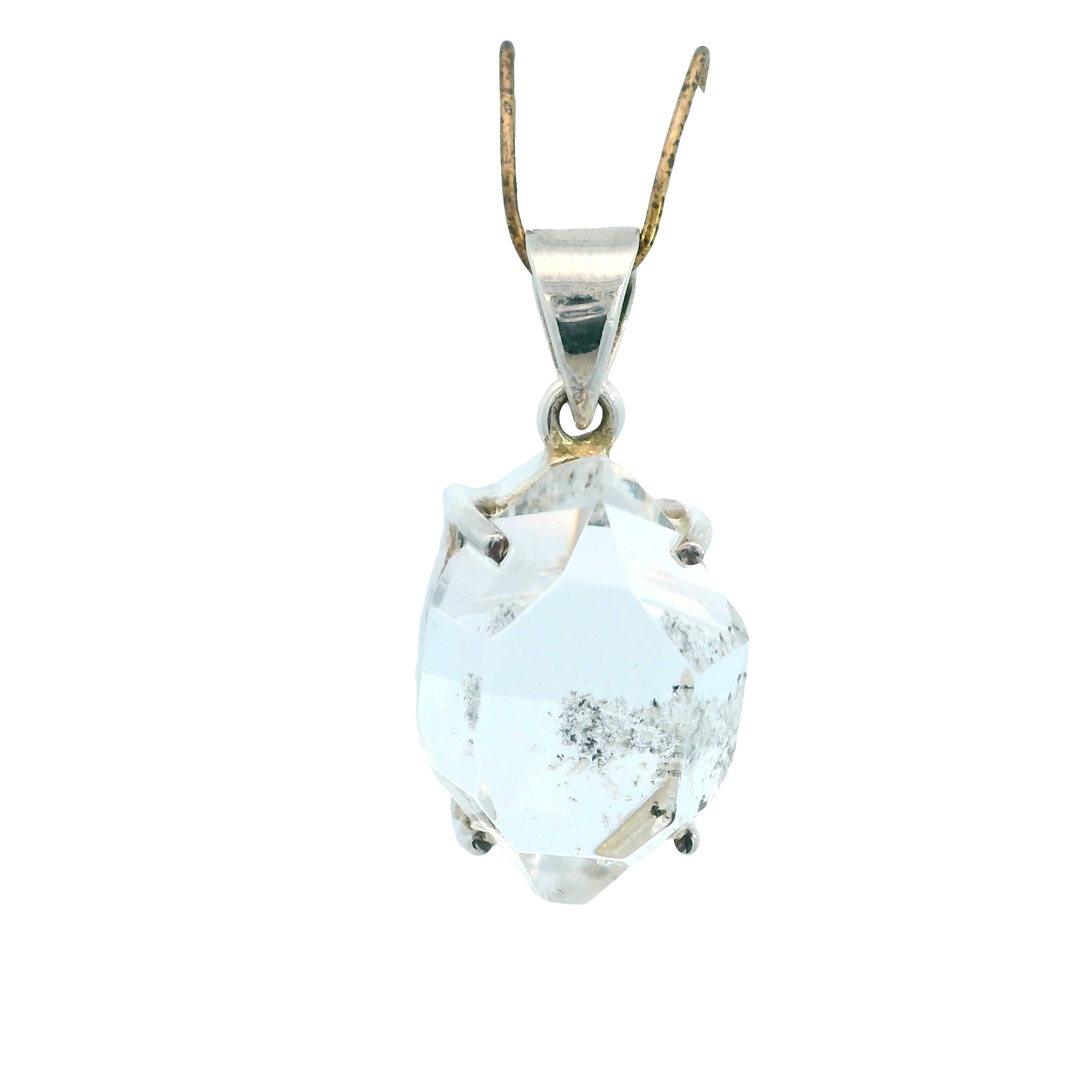 Sterling Silver Herkimer Pendant