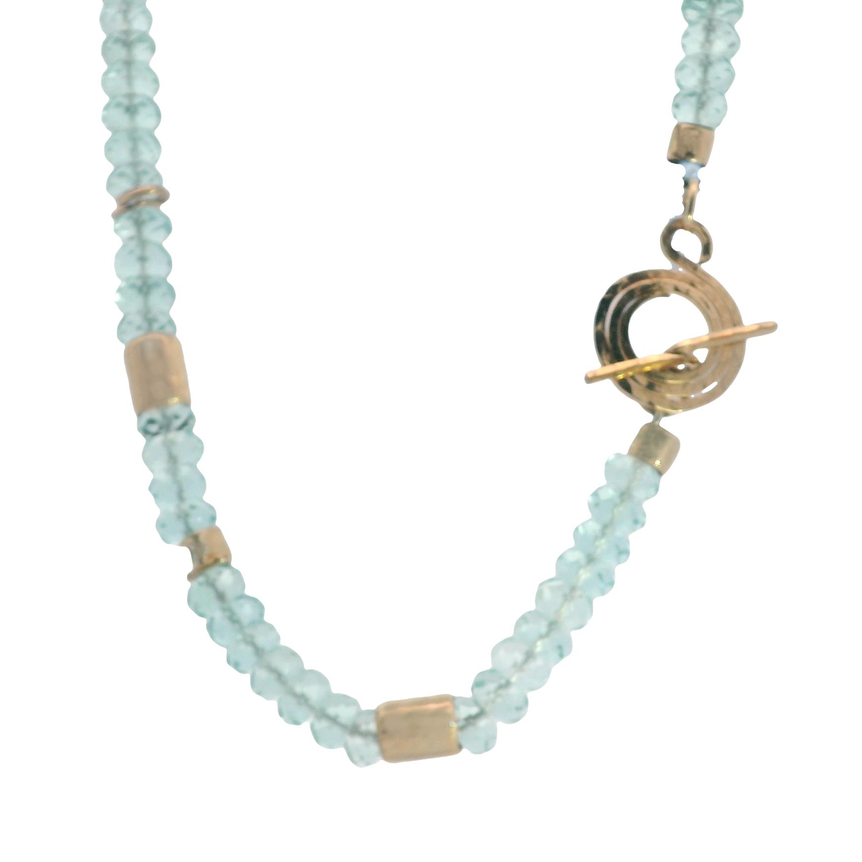 Featured image for “Sterling Silver/Gold Filled CZ Beaded Necklace”