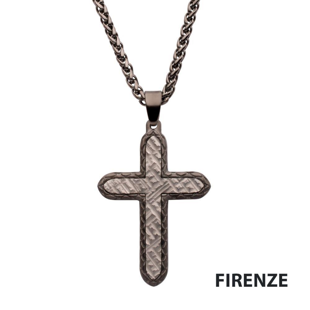 Featured image for “Stainless Steel Hammered Cross”