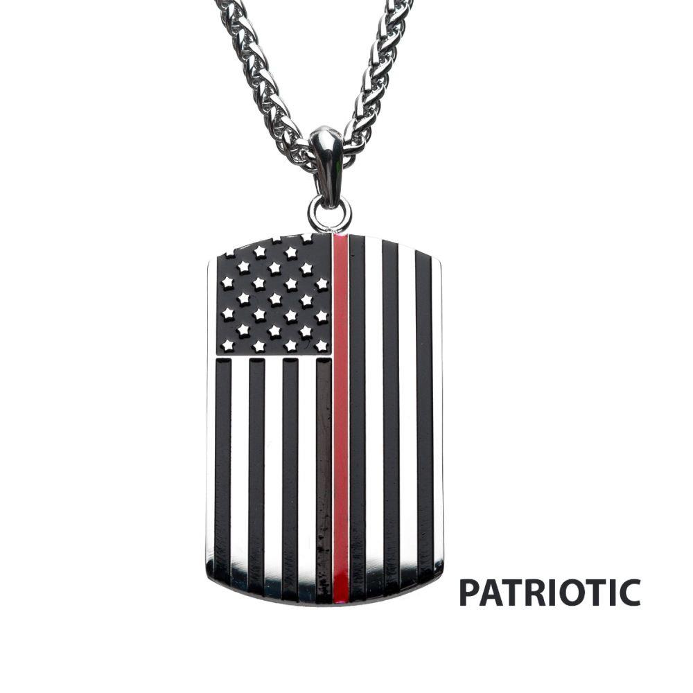 Featured image for “Stainless Steel Flag Pendant”